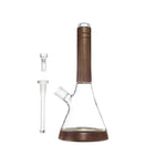 MARLEY NATURAL GLASS & WALNUT WATER PIPE