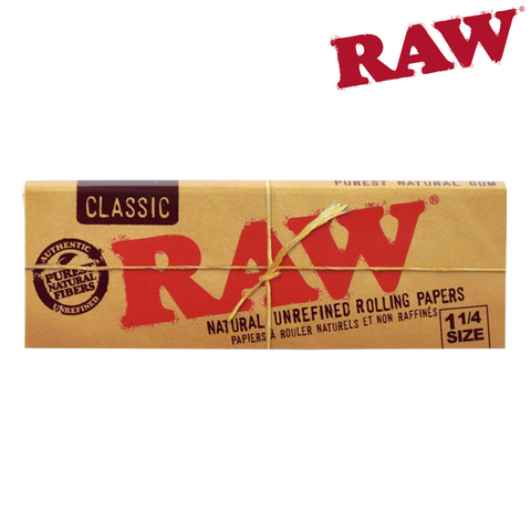 RAW 1 1/4" ROLLING PAPERS