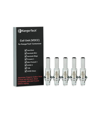 royalvapekitsilano - Kangertech VOCC-T Coils 1.5 ohms 5/PK *Fits Toptank Evod* - kangertech - accessories