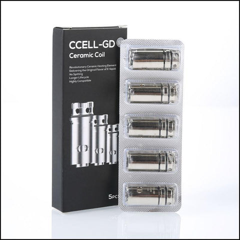 royalvapekitsilano - Vaporesso cCell-GD SS 0.5 ohms DLT Coils (Fits Guardian & Target Mini) 5/pk - Vaporesso - accessories